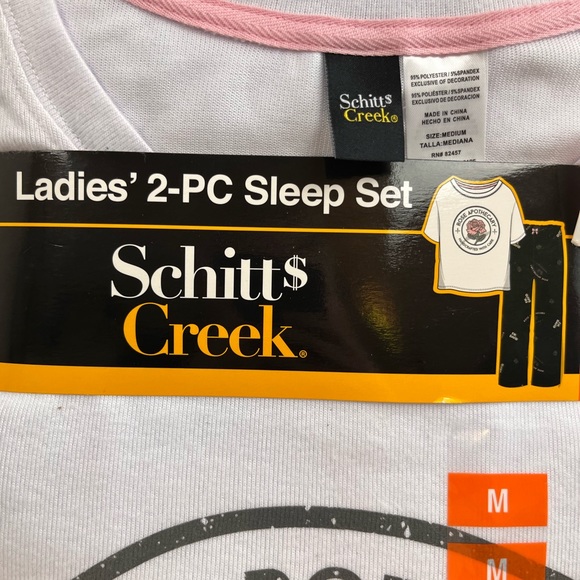 NWT Schitts Creek Pajamas "Ew David" Size M - Picture 2 of 3
